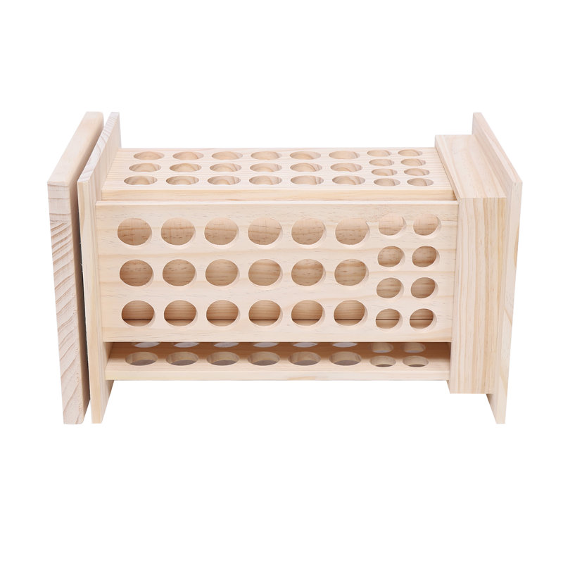 Porte-bouteille d'huile essentielle en bois