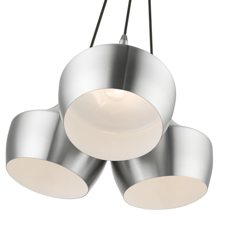 Charae 3 - Light Pendant, Brushed Aluminum