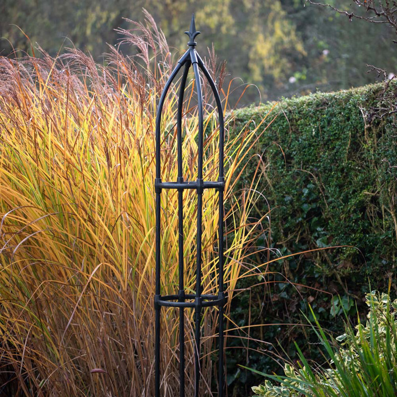 Banstead Metal Plant Support Obelisk (x2), 175cm H x 26cm W x 26cm D