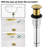 Pop-up Bathroom Sink Drain Without Overflow-101313836