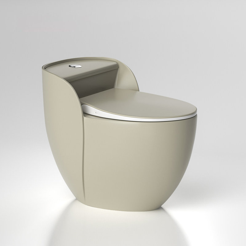 Toilette compacte siphonique de base 12 po à hauteur de siège 12 po 15 po, Sage Green