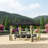 Gazebo with Curtains Netting 11.9" x 9.8" Metal Roof Gazebo Canopy with Aluminum Frame and Top Hook, Cream