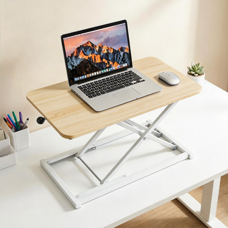 Clavier à ciseaux robuste à simple plateau de 24 pouces, conçu pour les postes de travail ergonomiques 