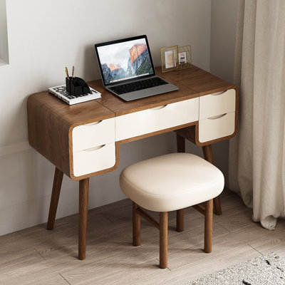 Vanity with Mirror and Seat