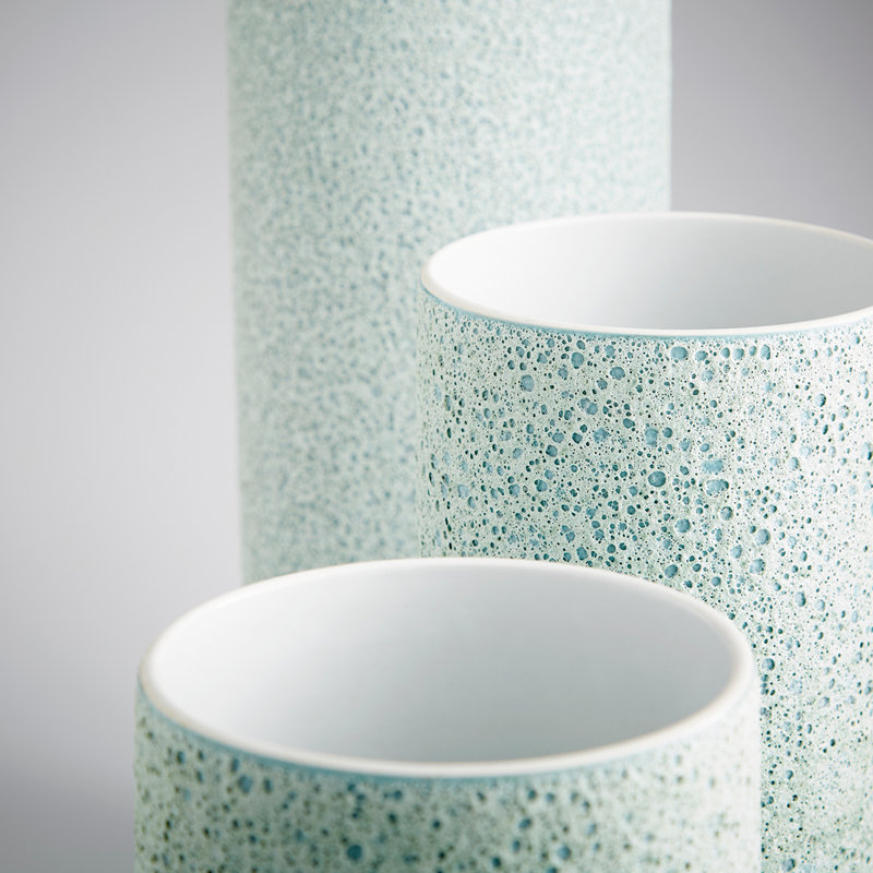 Fiji Ceramic / Porcelain Table Vase, 23.25" H x 7.75" W x 7.75" D