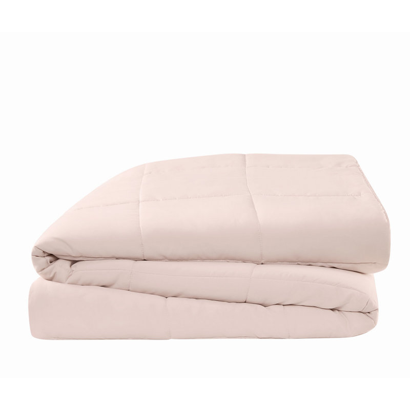 Couverture en duvet synthétique Trous, Rosé, Très grand lit