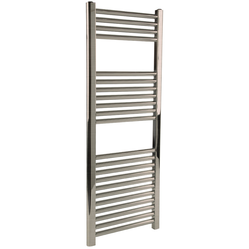 Denby Wall Mount Electric Towel Warmer, Brushed Nickel, 44" H x 18.3125" W x 5.19" D