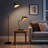 67" Modern Adjustable Black Floor Lamp