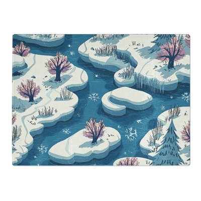 Winter Landscape Vol.2  Glass Chopping Board