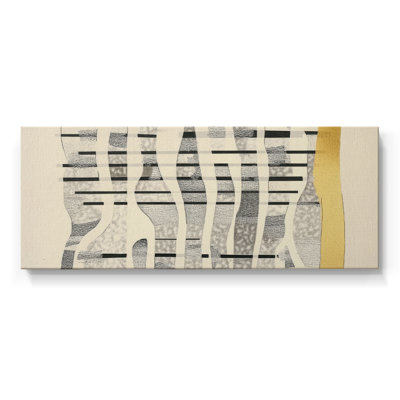 Série abstraite-DCC-XXV-Toile tendue avec châssis-Prêt à accrocher