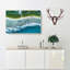 Over The Maldives - Wrapped Canvas Painting-55310197