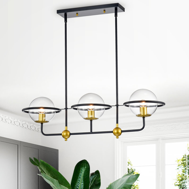 Lustre linéaire 3 lumières