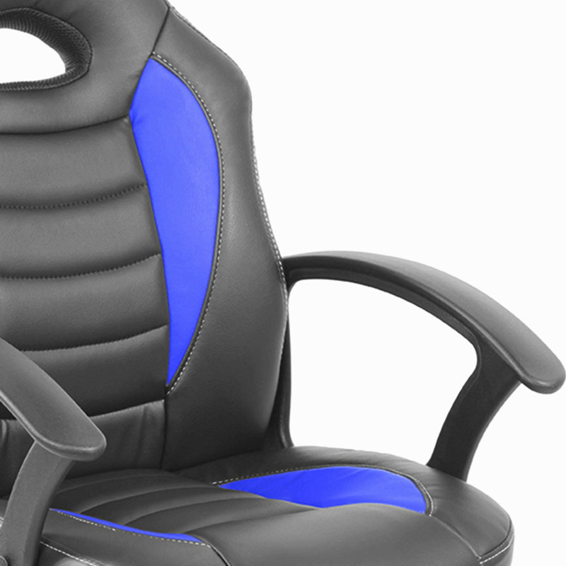 Fauteuil de jeu pour enfants et roulettes pour enfants, bleu