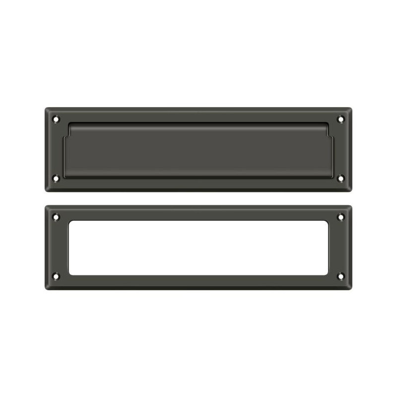 Brass Mail Slot, Oil Rubbed Bronze, 2.875" H x 8.875" W x 0.5" D