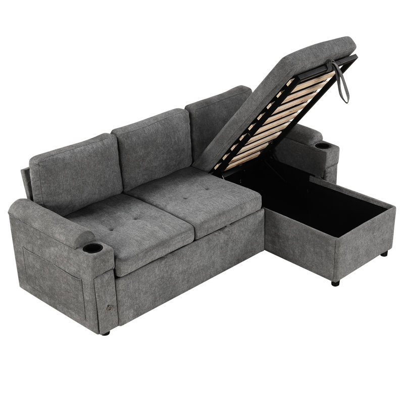 - 5Pc Seating Collection: F8934 Corner Chair, F8935 Armless F8936 , Gray Fabric, Robust Wood Frame Structure Sitting Furniture: Stable
