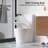 One-Piece Elongated Toilet, 1.1/1.6 GPF Dual Flush Tornado Siphonic S-Trap (12"), ADA Comfort Height 17" with Soft-Close Seat, MAP 1000g-122588833