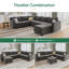 Canapé modulaire en U Tremee-1703681834