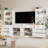 Centerport 110" W Entertainment Center With Bookshelves For TVs Up to 70"-463123850