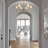 Khloeann 6 - Light Dimmable Round Kitchen Island Chandelier with Cloth Shade