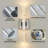 Nazreen Crystal Dimmable Integrated LED Wallchiere -452089401