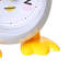 Réveil poussin pour enfants, motif de dessin animé mignon, mouvement à quartz en plastique blanc, idéal pour les étudiants.