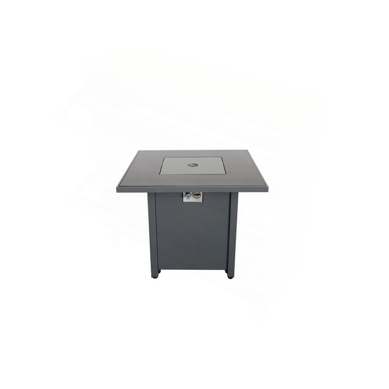 Versatile Steel Outdoor Fire Pit Table with Multiple Functionalities