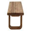 Banc d'extérieur Daven naturel