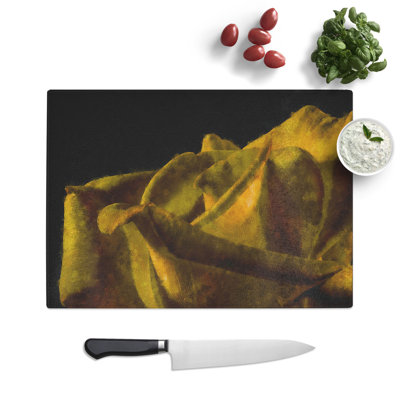 Yellow Rose Flower Vol.2 Painting Chopping Board