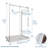 48" W x 32" D x 72" H Semi-Frameless Sliding Shower Enclosure With 5/16" Clear Tempered Glass-125373397