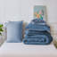 Ensemble d'édredon 7 pièces en microfibre délavée toutes saisons - ensemble de literie matelassée à coutures losangées, housse de couette en duvet synthétique réversible, édredon en microfibre moelleuse respirante-107132396-107132392