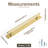 7.6'' Inch Center To Center Sturdy Bar Pull With Backplate-Brushed Gold-123382104-123382106