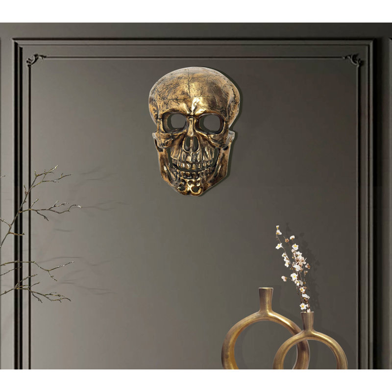 Handmade Wall Decor on Aluminum, Golden