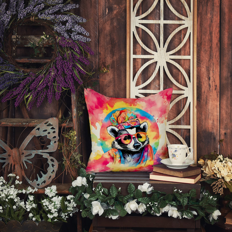 Coussin Hippie, H 14 po x l 14 po
