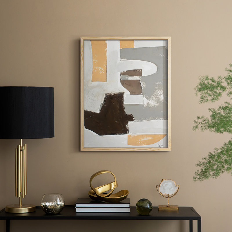 «AndalusianForms III», reproduction encadrée - bois massif, H 11 po x l 9 po