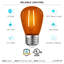 Guirlande lumineuse 0,5 W à DEL S14 de 0,5 W, culot moyen (standard) E26