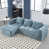 Mint Blue Chenille
