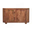Commode en bois massif - amande grillée, brun, 6 tiroirs-94436844