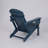 HDPE Folding Adirondack Chair With Dual Cup Holder-1548822711