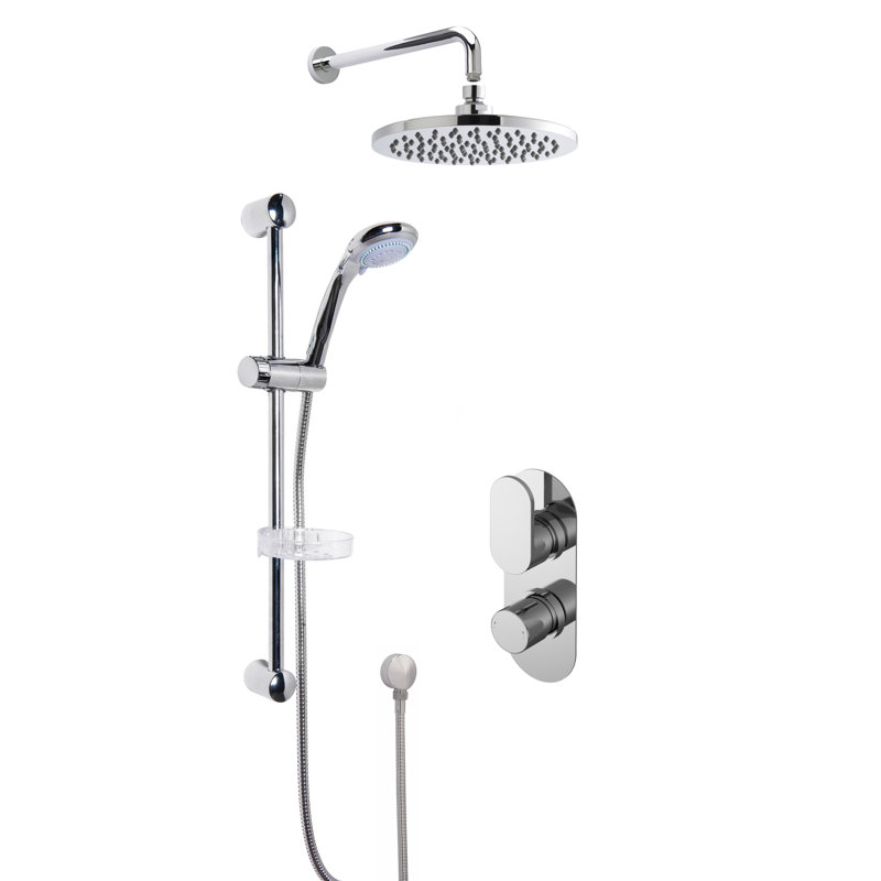Thermostatic Shower with Dual Shower Head
