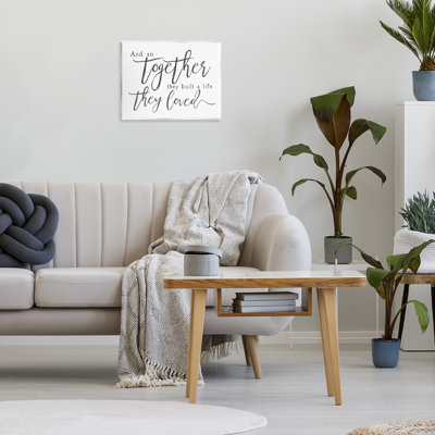 Ensemble de plaques murales Together A Life qu'ils ont adoré, design par Lux + Me Designs