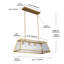 Luminaire suspendu rectangulaire à 4 lumières Kariyah