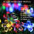 367.2' LED Solar Powered 50 - Bulb String Lights-67943418
