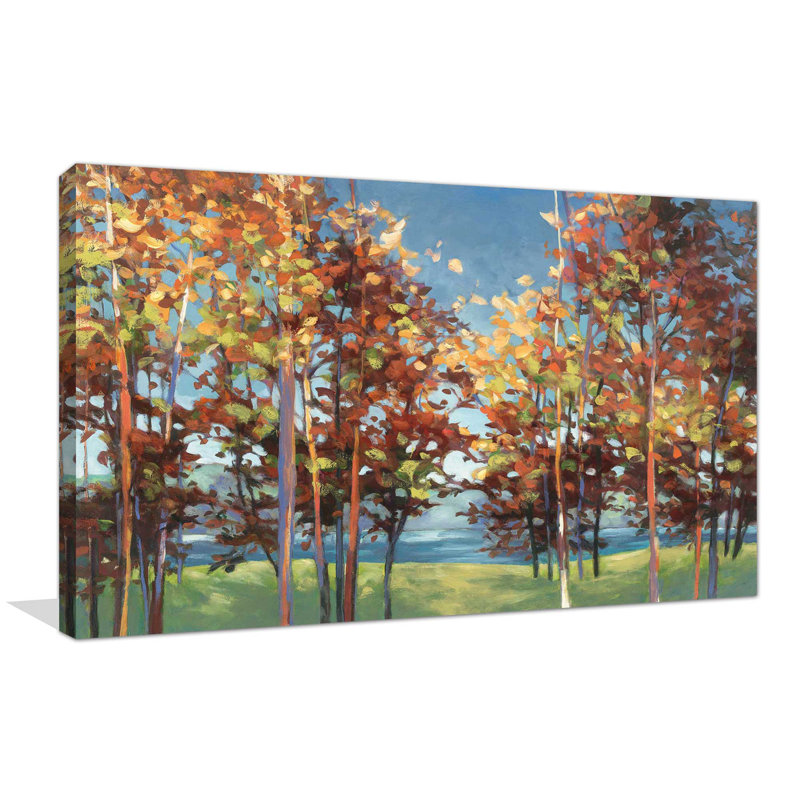 " Kaleidoscope " by Julia Purinton, 36" H x 60" W x 1.5" D, Wrapped Canvas