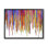 Stupell Industries Abstract Rainbow Lines Dripping Framed Giclee Art Design By Lena Owens