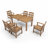 Rountree HIPS Outdoor Rectangular Dining Table-1341941378