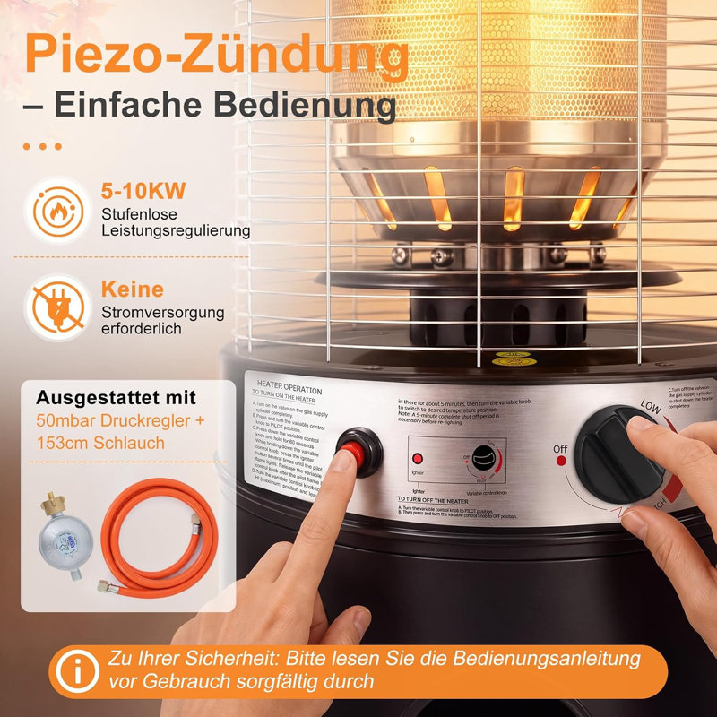 Standing Patio Heater