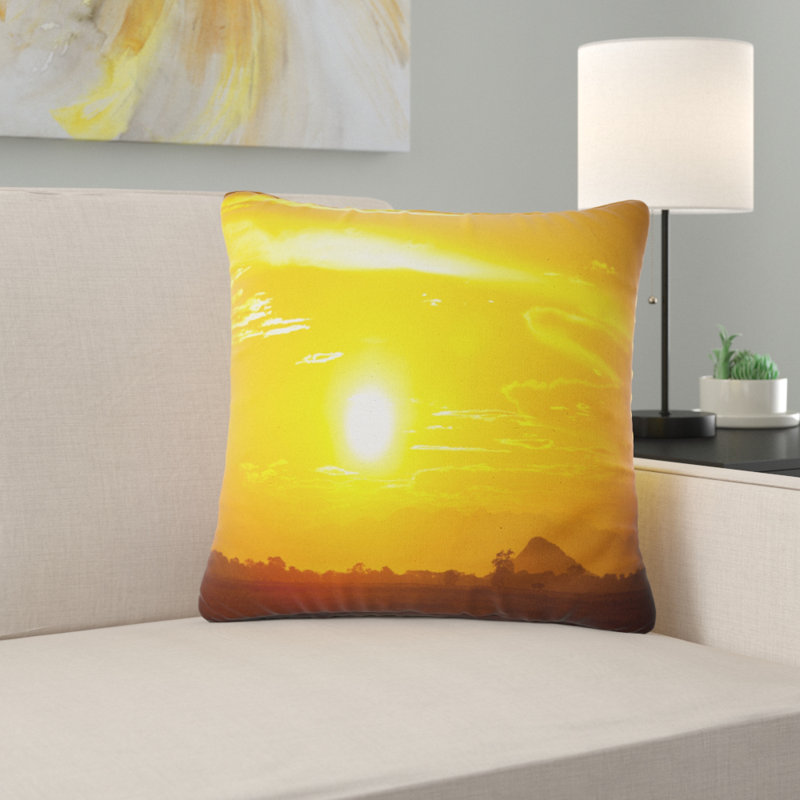 Housse et insert de coussin carré africain, 18 po x 18 po, Coussin décoratif