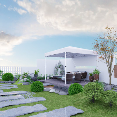 118.11 Ft. W x 118.11 Ft. D Steel Pop-Up Canopy