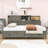 Leaty Wood Platform Bed with 3 Drawers-234760509-234760507
