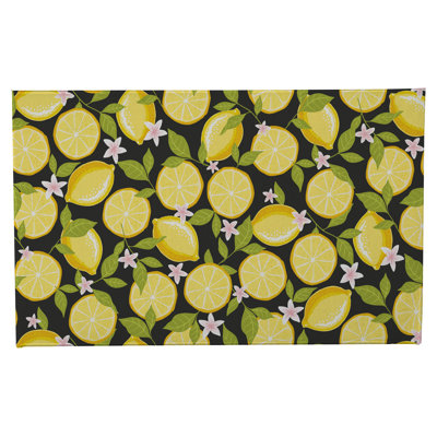 Lemons Non-Skid Bath Mat
